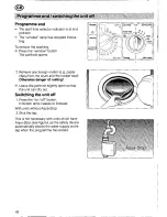 Предварительный просмотр 42 страницы Siemens SIWAMAT 509 Directions For Use Manual