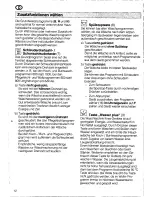 Preview for 12 page of Siemens SIWAMAT PLUS 3773 Operating Instructions Manual