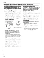 Preview for 42 page of Siemens SIWAMAT PLUS 3773 Operating Instructions Manual