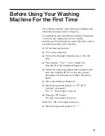 Preview for 9 page of Siemens SIWAMAT XL 528 Instruction Manual And Installation Instructions