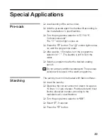 Preview for 23 page of Siemens SIWAMAT XL 528 Instruction Manual And Installation Instructions