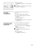 Предварительный просмотр 23 страницы Siemens SIWAMAT XL 532 Instruction Manual And Installation Instructions