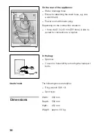 Предварительный просмотр 38 страницы Siemens SIWAMAT XL 532 Instruction Manual And Installation Instructions