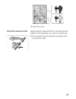 Предварительный просмотр 41 страницы Siemens SIWAMAT XL 532 Instruction Manual And Installation Instructions