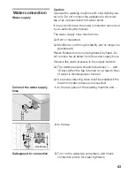 Предварительный просмотр 43 страницы Siemens SIWAMAT XL 532 Instruction Manual And Installation Instructions