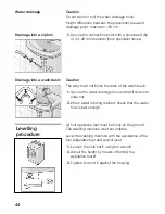 Предварительный просмотр 44 страницы Siemens SIWAMAT XL 532 Instruction Manual And Installation Instructions