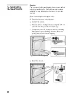 Preview for 40 page of Siemens SIWAMAT XL 536 Instruction Manual And Installation Instructions