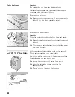 Preview for 44 page of Siemens SIWAMAT XL 536 Instruction Manual And Installation Instructions