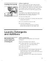 Preview for 7 page of Siemens SIWAMAT XS 1062 Instruction Manual And Installation Instructions