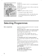 Preview for 8 page of Siemens SIWAMAT XS 1062 Instruction Manual And Installation Instructions