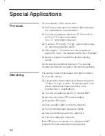 Preview for 14 page of Siemens SIWAMAT XS 1062 Instruction Manual And Installation Instructions