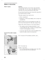 Preview for 30 page of Siemens SIWAMAT XS 1062 Instruction Manual And Installation Instructions