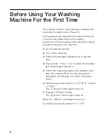 Preview for 8 page of Siemens SIWAMAT XS 424 Instruction Manual And Installation Instructions