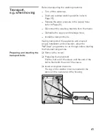 Preview for 41 page of Siemens SIWAMAT XS 424 Instruction Manual And Installation Instructions