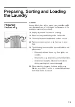 Preview for 13 page of Siemens SIWAMAT XT 1050 Instruction Manual