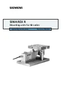 Siemens SIWAREX R Operating Instructions Manual предпросмотр