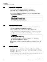 Preview for 8 page of Siemens SIWAREX WL200 Series Operating Instructions Manual