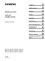 Siemens SIWAREX WL230 BB-S SA Operating Instructions Manual preview