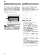 Предварительный просмотр 20 страницы Siemens SKS62E12EU Operating Instructions Manual