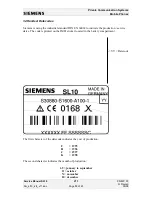Preview for 13 page of Siemens SL10 Service Manual