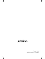 Preview for 114 page of Siemens SL25 Operating Instructions Manual