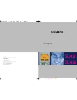 Preview for 1 page of Siemens SL42 Owner'S Manual