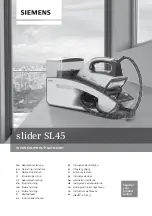 Preview for 1 page of Siemens SL45 Operating Instructions Manual