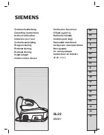 Preview for 1 page of Siemens slider SL22 Operating Instructions Manual