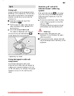 Preview for 7 page of Siemens SN 56M531 Instructions For Use And Safety