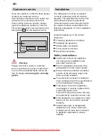 Preview for 22 page of Siemens SN 56M531 Instructions For Use And Safety