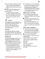 Preview for 23 page of Siemens SN 56M531 Instructions For Use And Safety