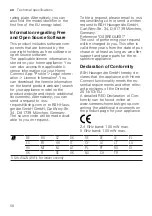 Preview for 58 page of Siemens SN23EC14CG User Manual