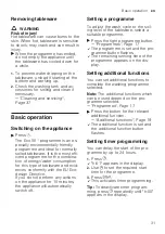 Preview for 31 page of Siemens SN23EW14CE User Manual