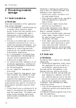 Preview for 10 page of Siemens SN23HC00MM Information For Use