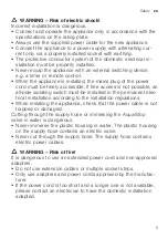 Preview for 5 page of Siemens SN23HI00KE Information For Use