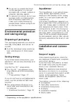 Предварительный просмотр 11 страницы Siemens SN23HW24TE User Manual