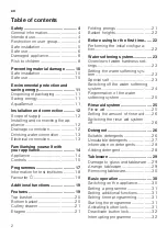 Preview for 2 page of Siemens SN23HW36VE User Manual