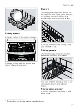 Предварительный просмотр 21 страницы Siemens SN23HW37VE User Manual