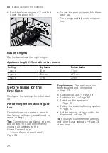 Предварительный просмотр 22 страницы Siemens SN23HW37VE User Manual