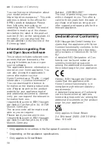 Preview for 58 page of Siemens SN23HW60AE Information For Use