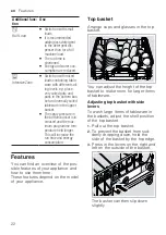 Предварительный просмотр 22 страницы Siemens SN25EI56CE User Manual