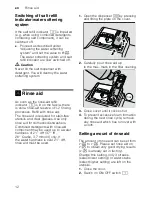 Preview for 12 page of Siemens SN25M831TI Operating Instructions Manual