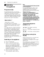 Preview for 22 page of Siemens SN25M831TI Operating Instructions Manual