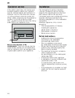 Предварительный просмотр 24 страницы Siemens SN26T296GB Operating Instructions Manual