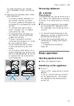 Предварительный просмотр 35 страницы Siemens SN27ZI48DM User Manual