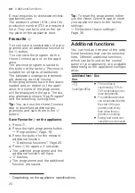 Preview for 20 page of Siemens SN27ZW03CZ User Manual