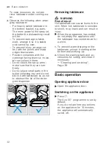 Preview for 32 page of Siemens SN27ZW03CZ User Manual