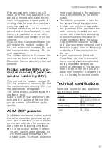 Preview for 57 page of Siemens SN27ZW03CZ User Manual