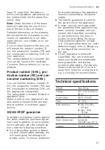 Предварительный просмотр 57 страницы Siemens SN43EI56CS User Manual