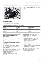 Предварительный просмотр 23 страницы Siemens SN43HW55VS User Manual